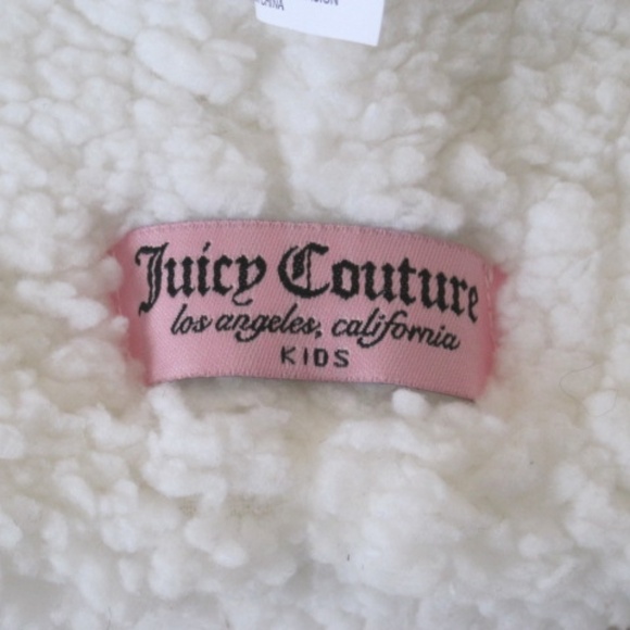 Juicy Couture Kids Sherpa Fleece Beanie Hat - Picture 7 of 8